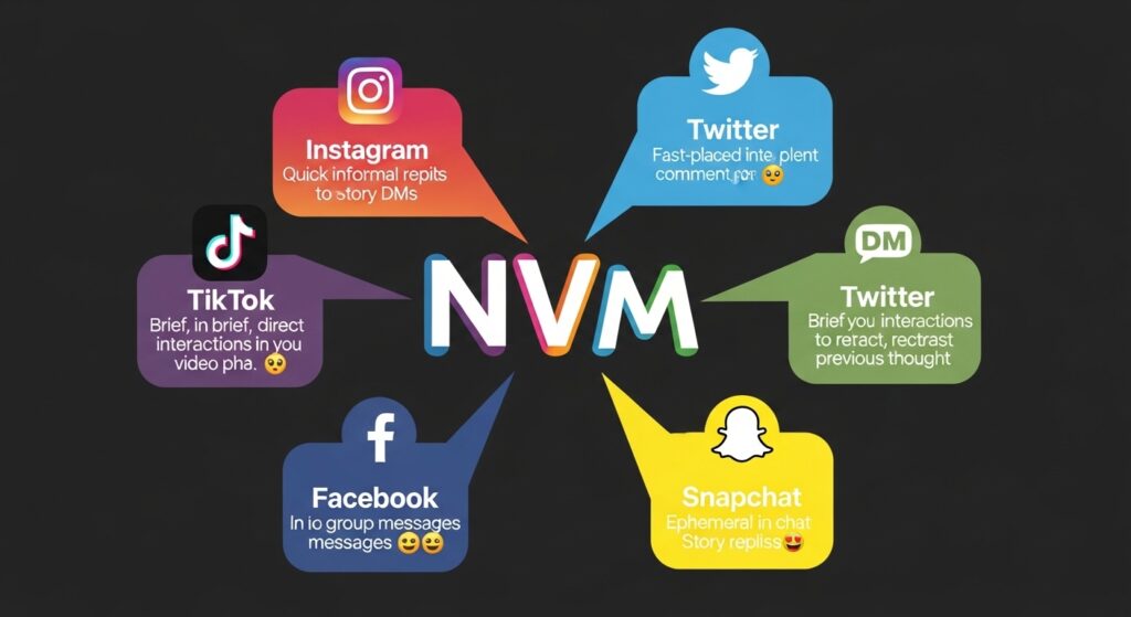 NVM Meaning Across Social Media