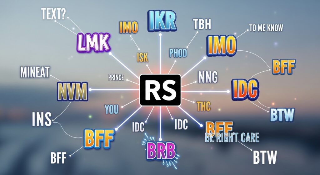 Other Popular Text Slang Similar to RS