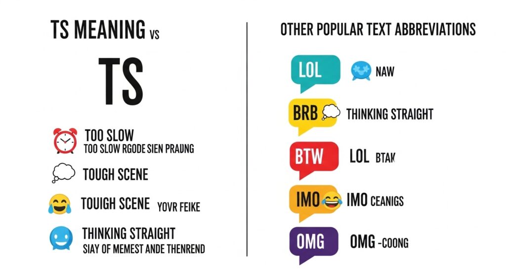 TS Meaning vs Other Popular