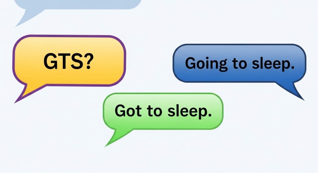 What Does GTS Mean in Text?