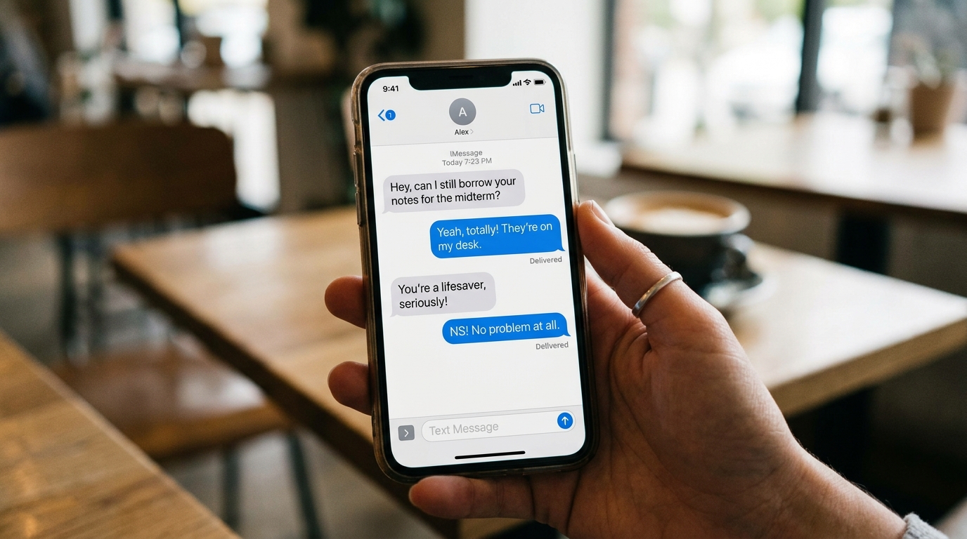 What Is NS in Texts?