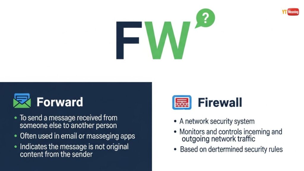 FW Meaning in Chat