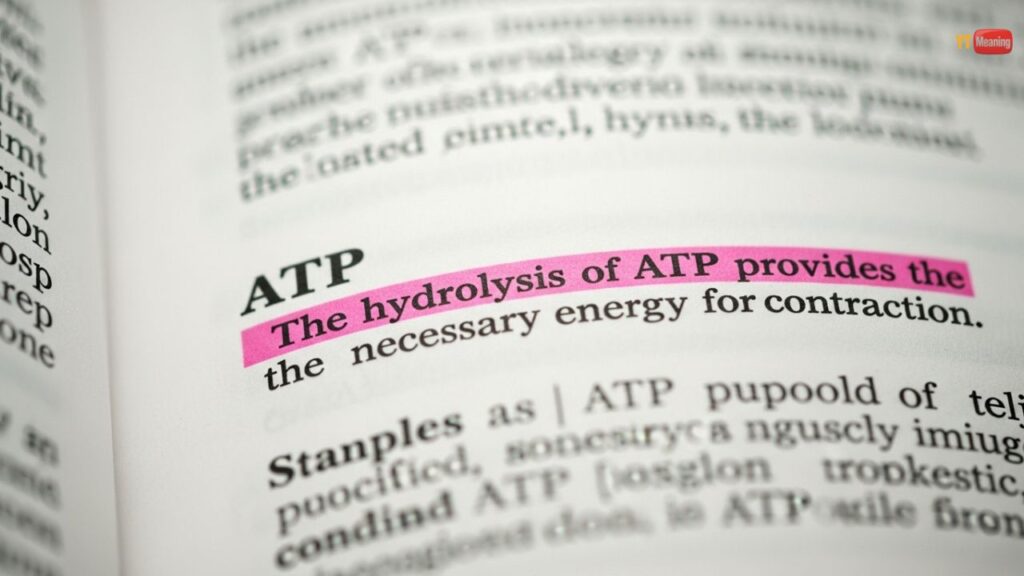 ATP in a Sentence