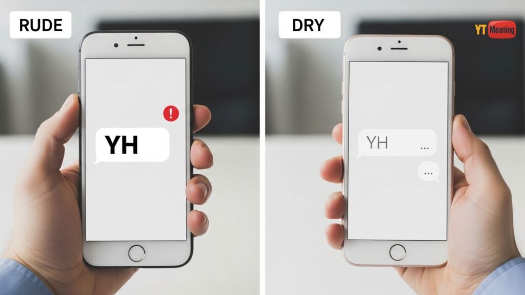 Does YH Sound Rude or Dry?
