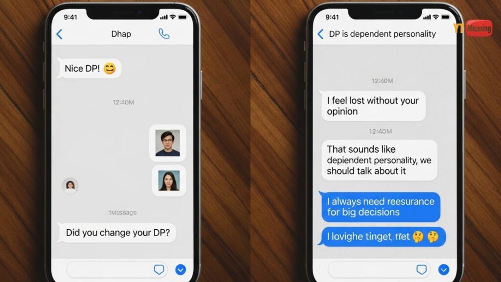 DP in Text Conversations
