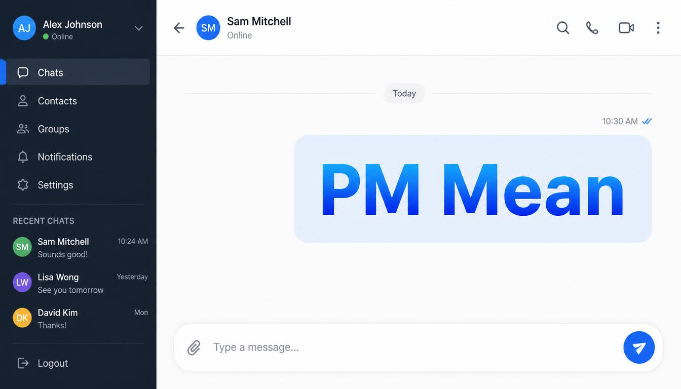 PM Mean in Text