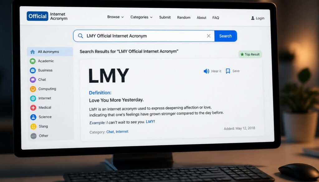 LMY an Official Internet Acronym?