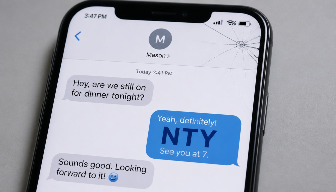 What Does NTY Mean in Text
