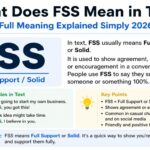 What Does FSS Mean in Text