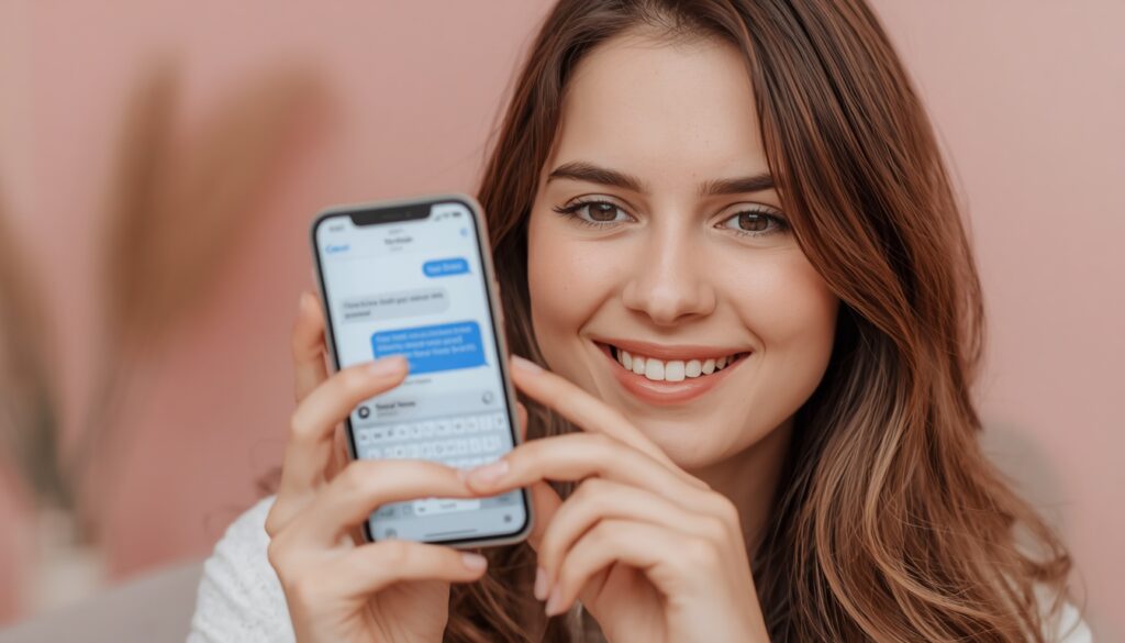 Girl Texts OTP