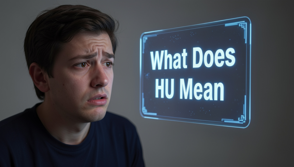 What Does HU Mean