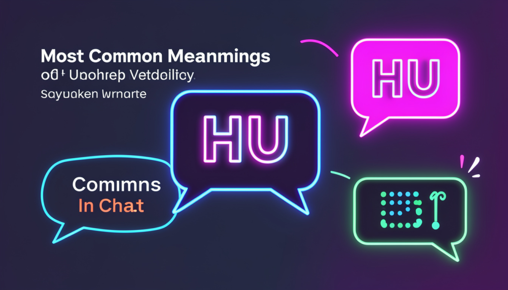Meanings of HU in Chat