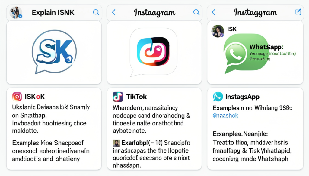 ISK Meaning on Snapchat, TikTok