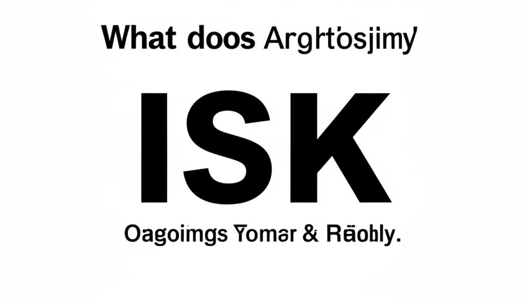 ISK Mean in Text