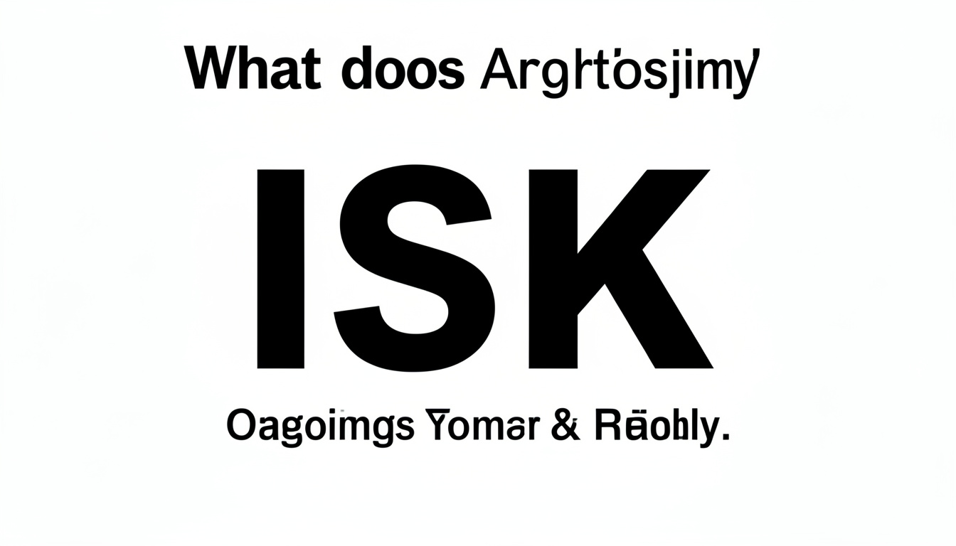 ISK Mean in Text