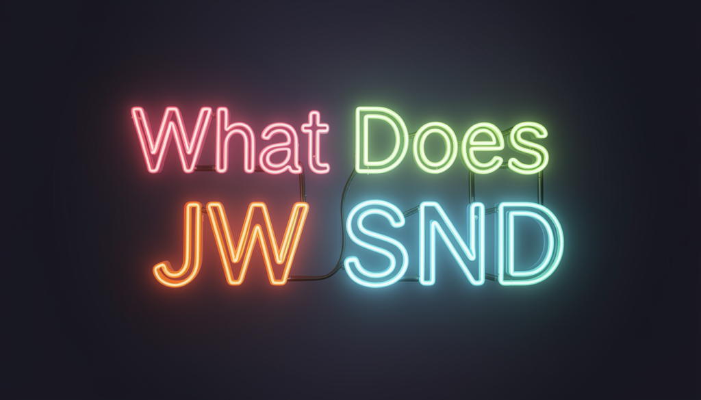 What Does JW Stand