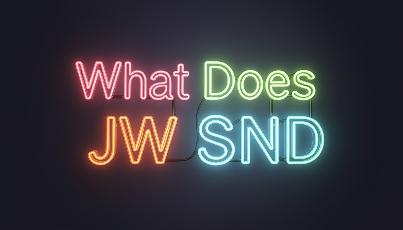 What Does JW Stand