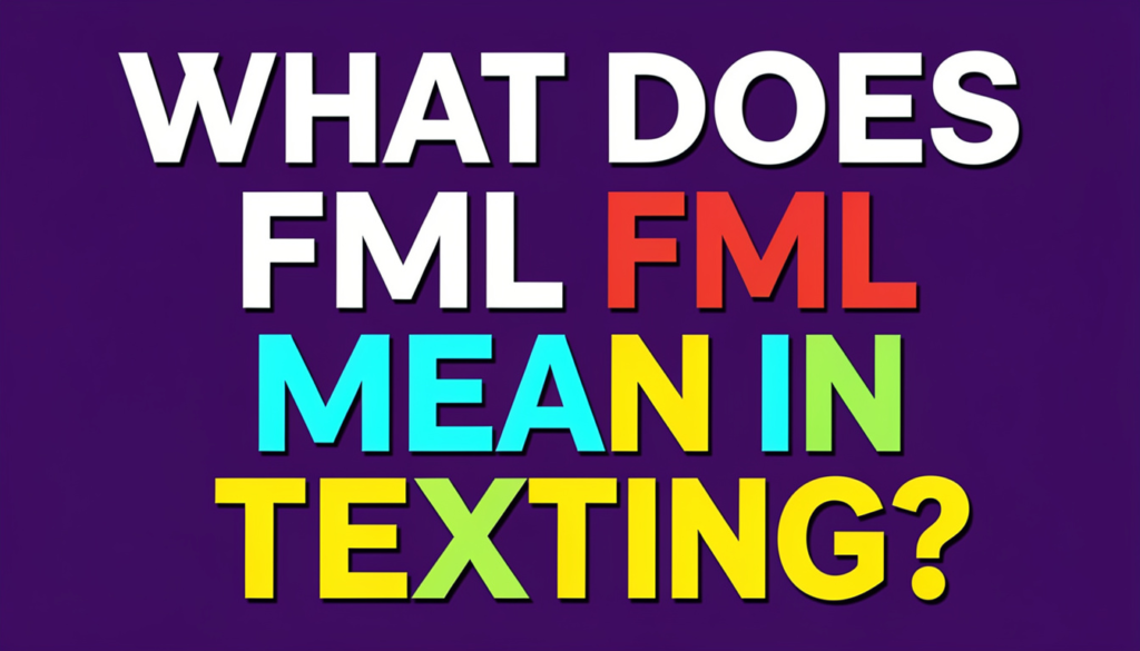 What Does FML Mean in Texting?