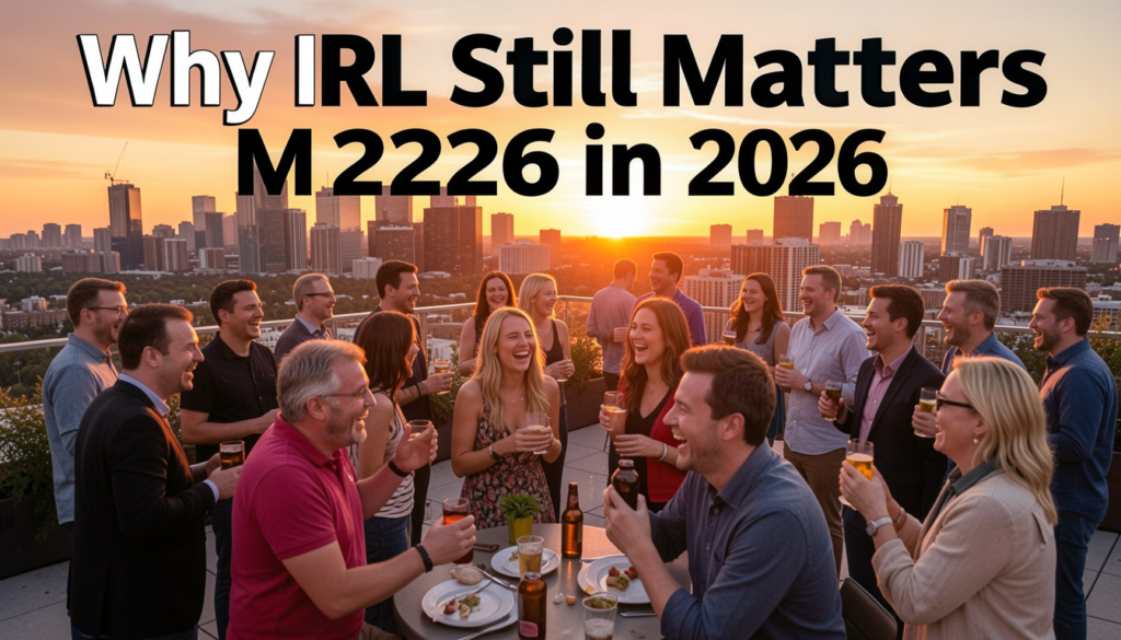 Why IRL Still Matters in 2026