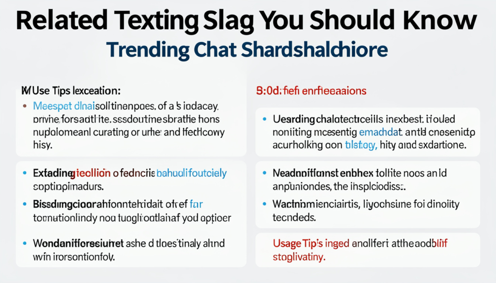 Related Texting Slang