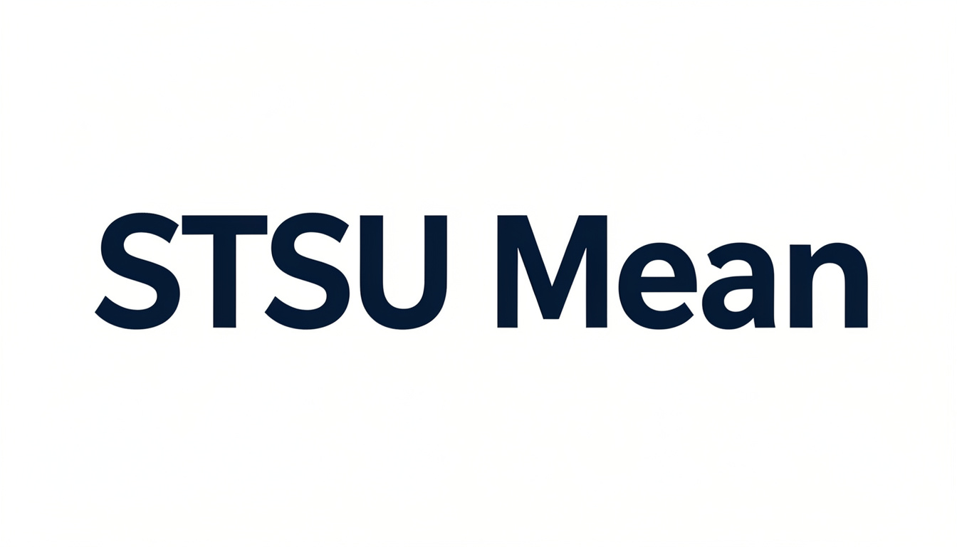 STSU Mean in Text