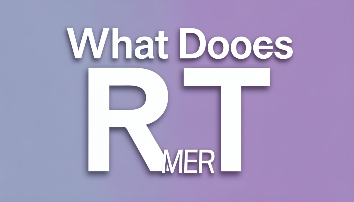 What Does RT Mean