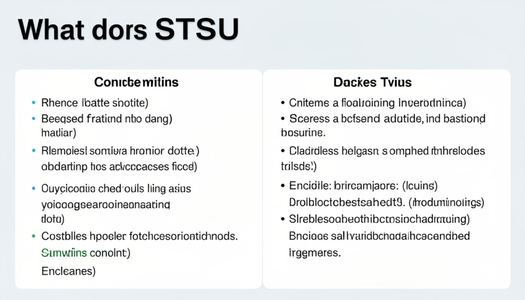 STSU Mean in Text
