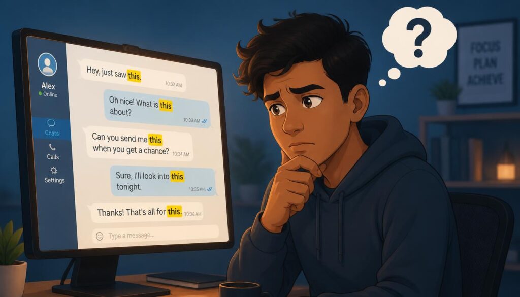 Why Does “This” Feel Confusing in Texts?