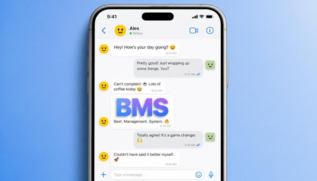 BMS Mean in Text?