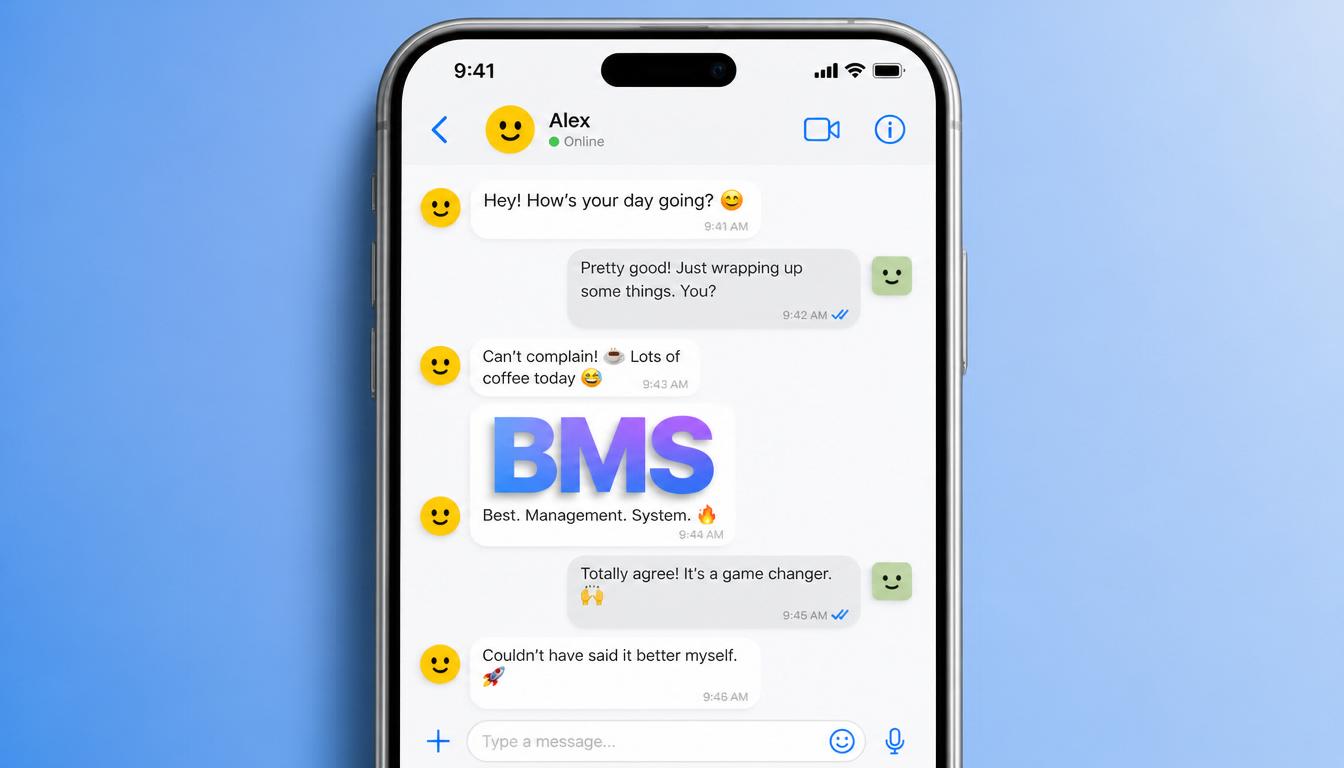 BMS Mean in Text?