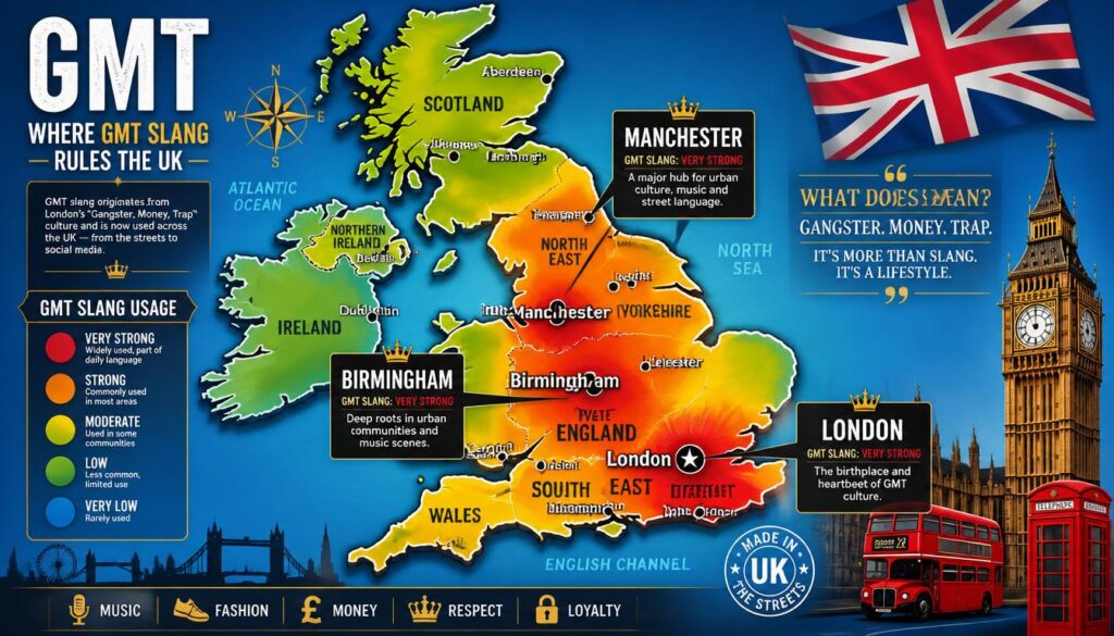 Where GMT Slang Is Most Common