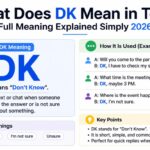 What Does DK Mean in Text? Full Meaning Explained Simply 2026