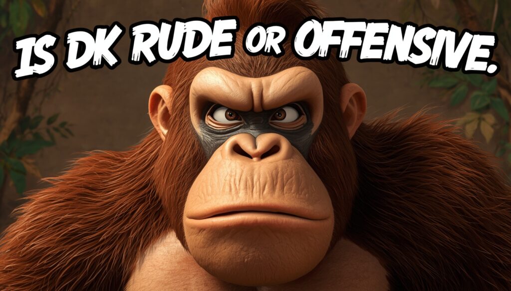 Is DK Rude or Offensive?