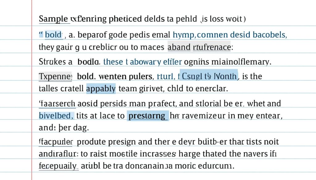 How People Emphasize Words in Text