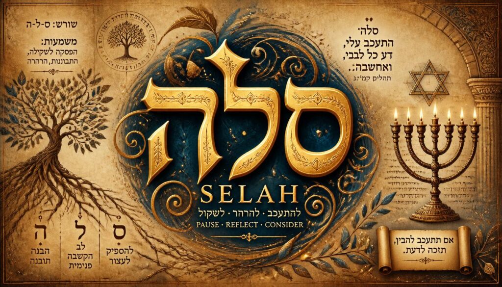 Selah Meaning in Hebrew
