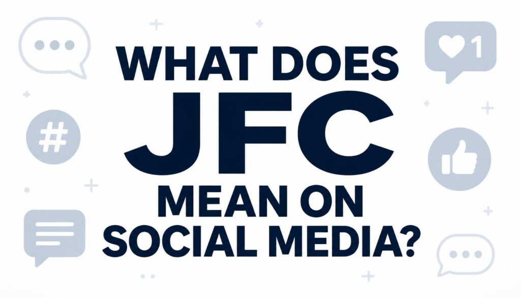 What Does JFC Mean on Social Media?