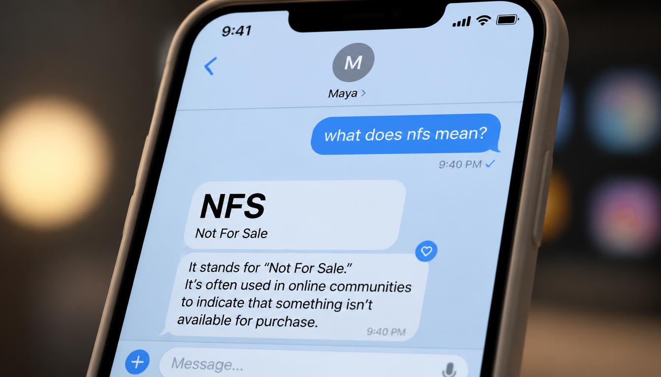 What Does NFS Mean in a Text?