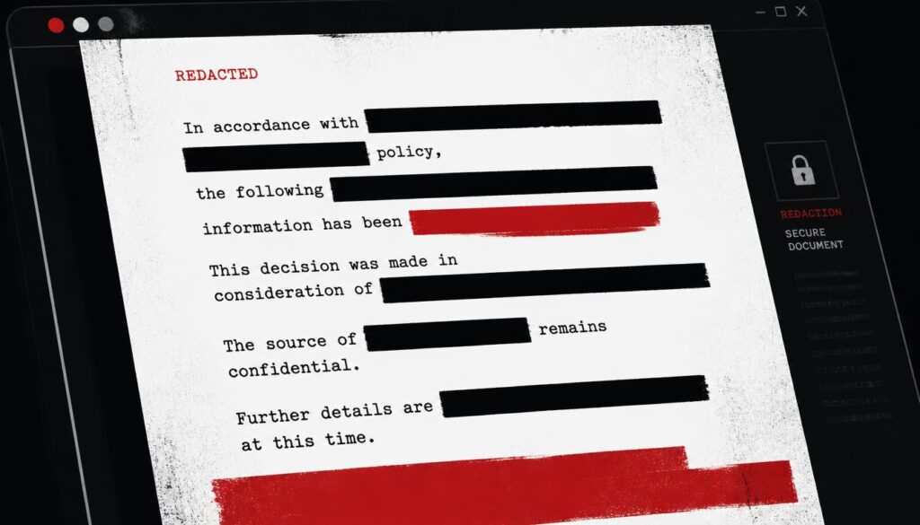 The Meaning of Redaction