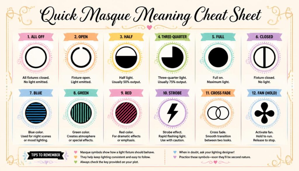 A Quick Masque Meaning Cheat Sheet