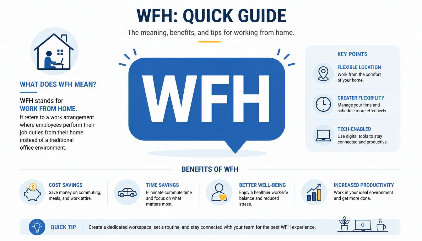 What does WFH mean? A quick guide