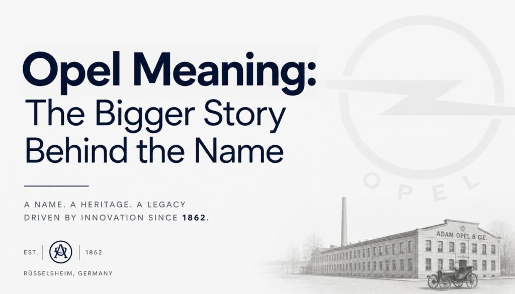 Opel Meaning