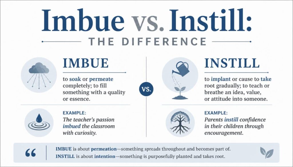 Imbue vs. Instill: The Difference