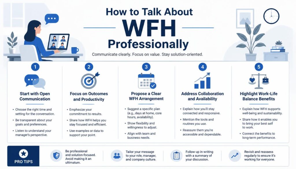 How to Talk About WFH Professionally