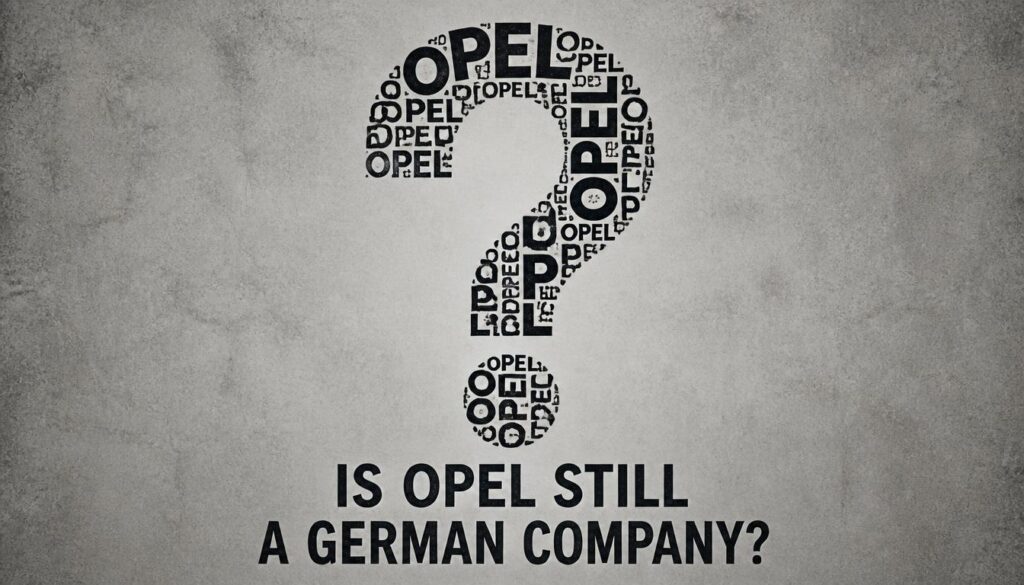 Is Opel Still a German Company?