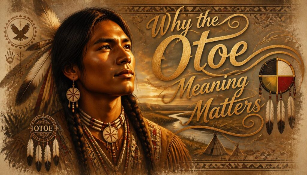 Why the Otoe Meaning Matters