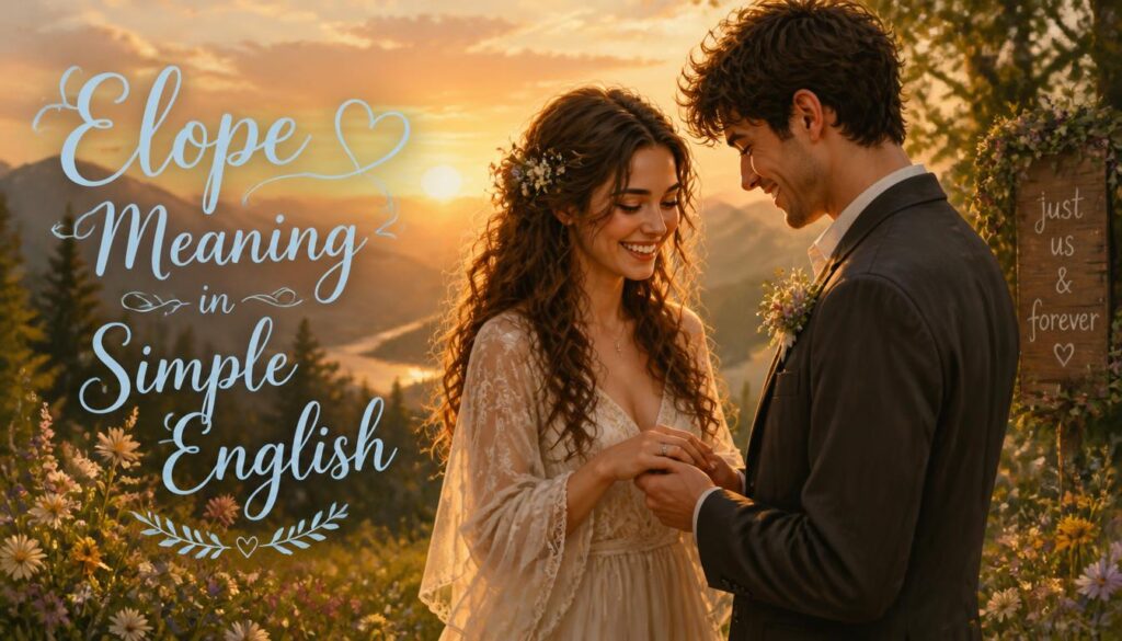 Elope Meaning in Simple English