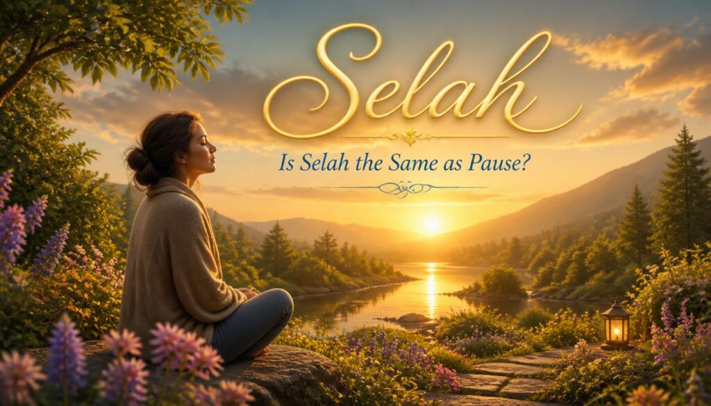 Is Selah the Same as “Pause”?