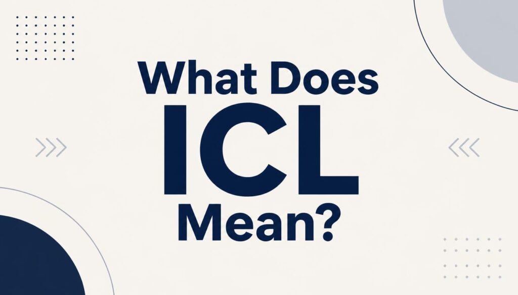 What Does ICL Mean?