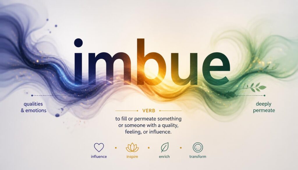 What Does Imbue Mean in English?