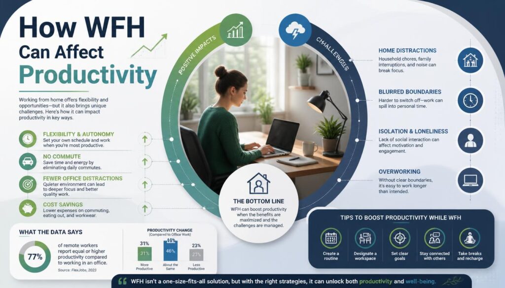 How WFH Can Affect Productivity